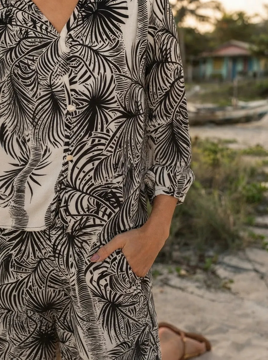 Camisa de Praia  Poppy