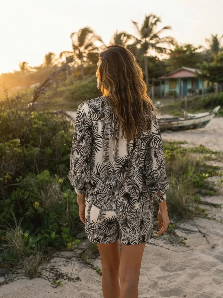 Shorts de Praia Feminino Begonia